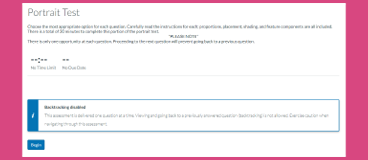 Mock Course Test with Rubric and Scoring