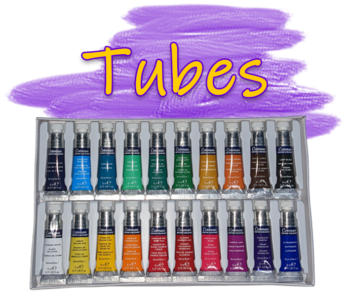 watercolor tubes